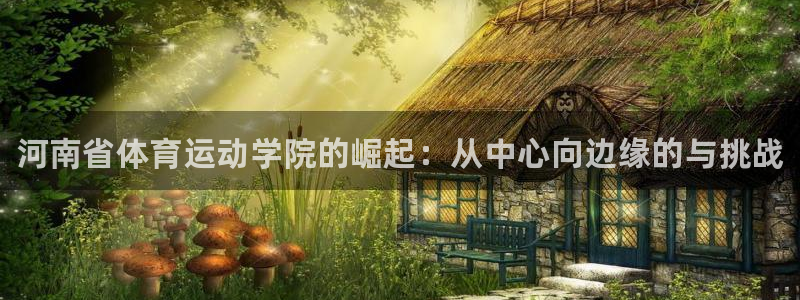 注册米兰体育官方正版app：河南省体育运动学院的崛起：从中心