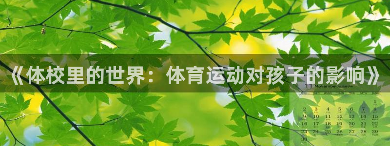 米兰体育官方正版app娱乐是那个系列的台子：《体校里